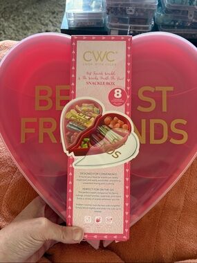 CWC Cook With Color Pink Snackle Box - 'Snackle Box'